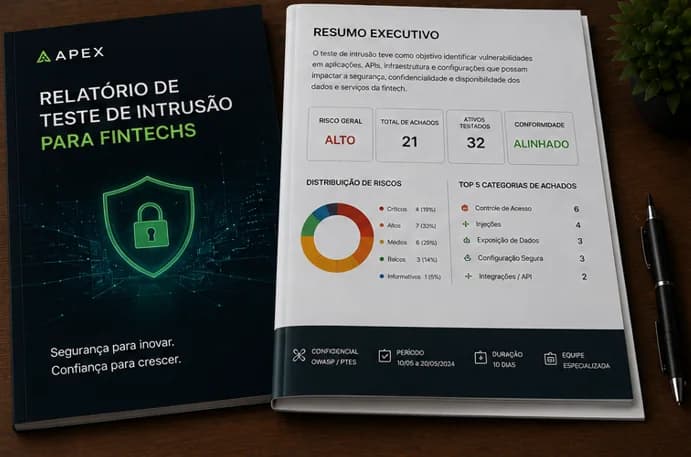 Cena ilustrativa de uma devolutiva executiva de segurança