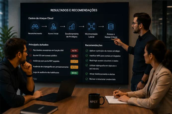 Cena ilustrativa de uma especialista conduzindo uma avaliação técnica