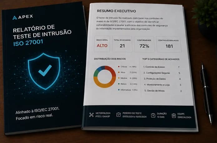 Cena ilustrativa de uma devolutiva executiva de segurança